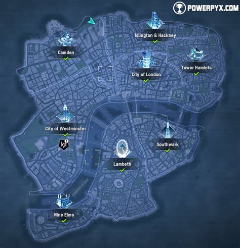 Watch Dogs: Legion Map 